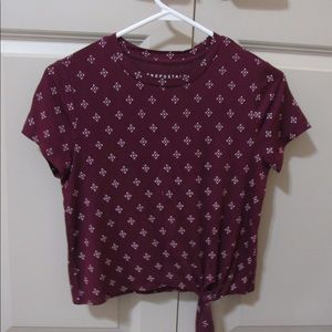 Aeropostale Maroon Crop top